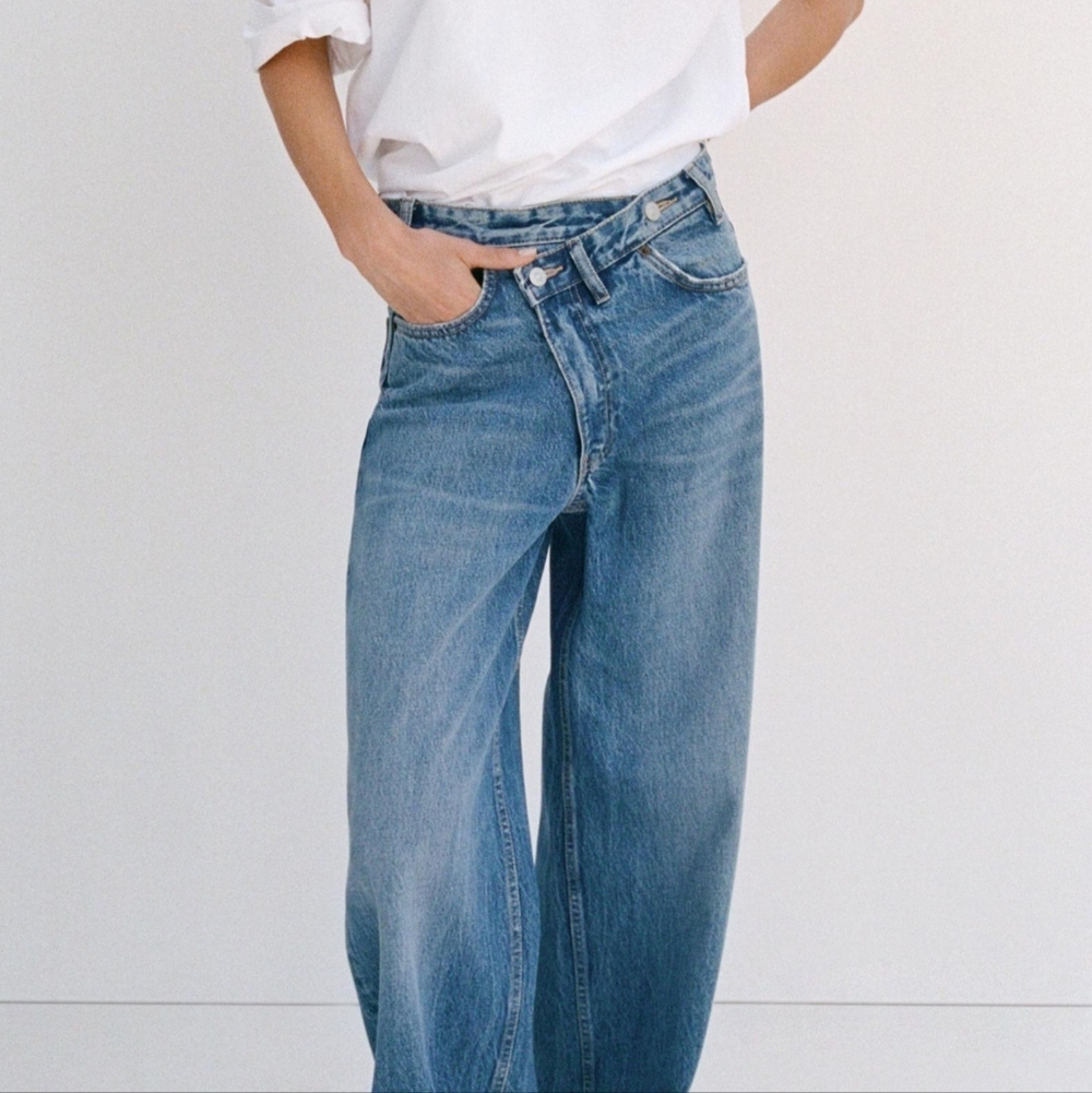 Zara Blue Flare Women's Jeans